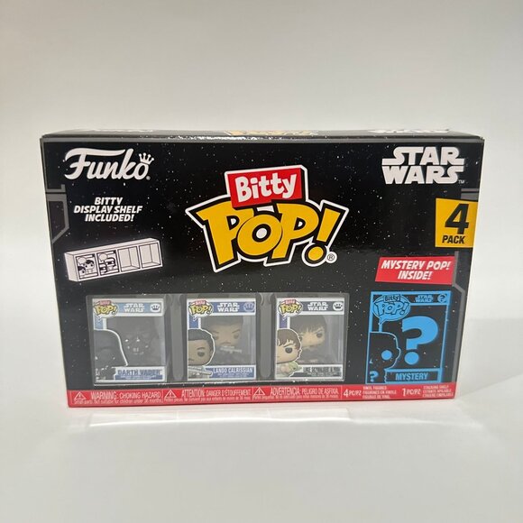 Funko Bitty Pop! Star Wars Empire Strikes Back Darth Vader, Lando, Luke Skywalke - Picture 2 of 5